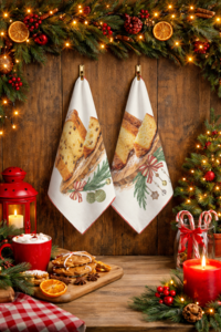 Weihnachts-Team-Süßigkeiten-Geschirrtuch 50x70 Tellini S.R.L. Großhandelskleidung